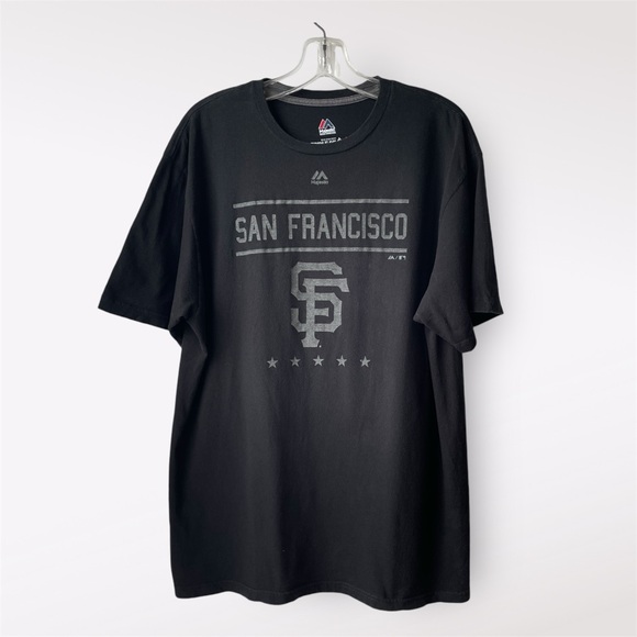 Majestic Other - Majestic San Francisco Giants Short Sleeved T-Shirt Black Soft Spun Size XL